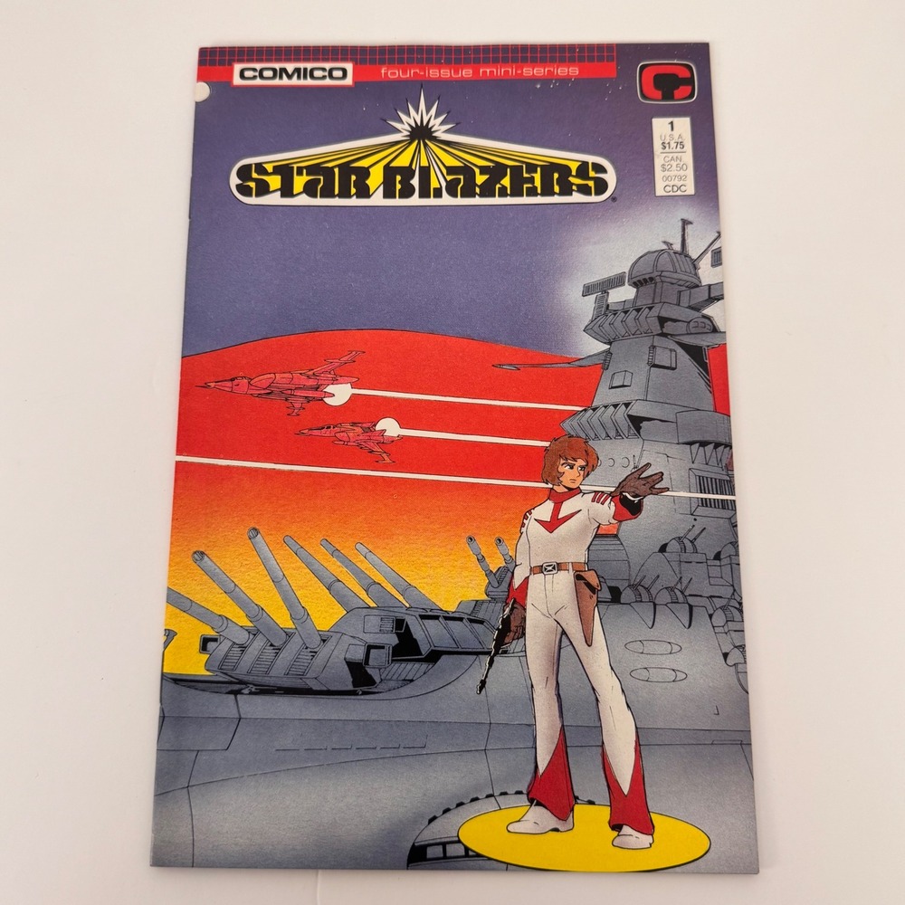 Comico Star Blazers Comic Book April 1987 Issue 1 Sci-Fi